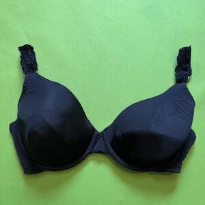 34DD NATORI Underneath underwire‎ Lined Bra black